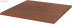 Клинкерная плитка Ceramika Paradyz Taurus brown ступень рельефная структурная (30x30)